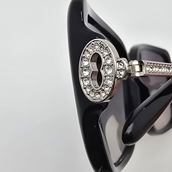 Tiffany & Co TF4043-B 8001/T3 Black Rhinestone Key Polarized Grey Sunglasses main image 13